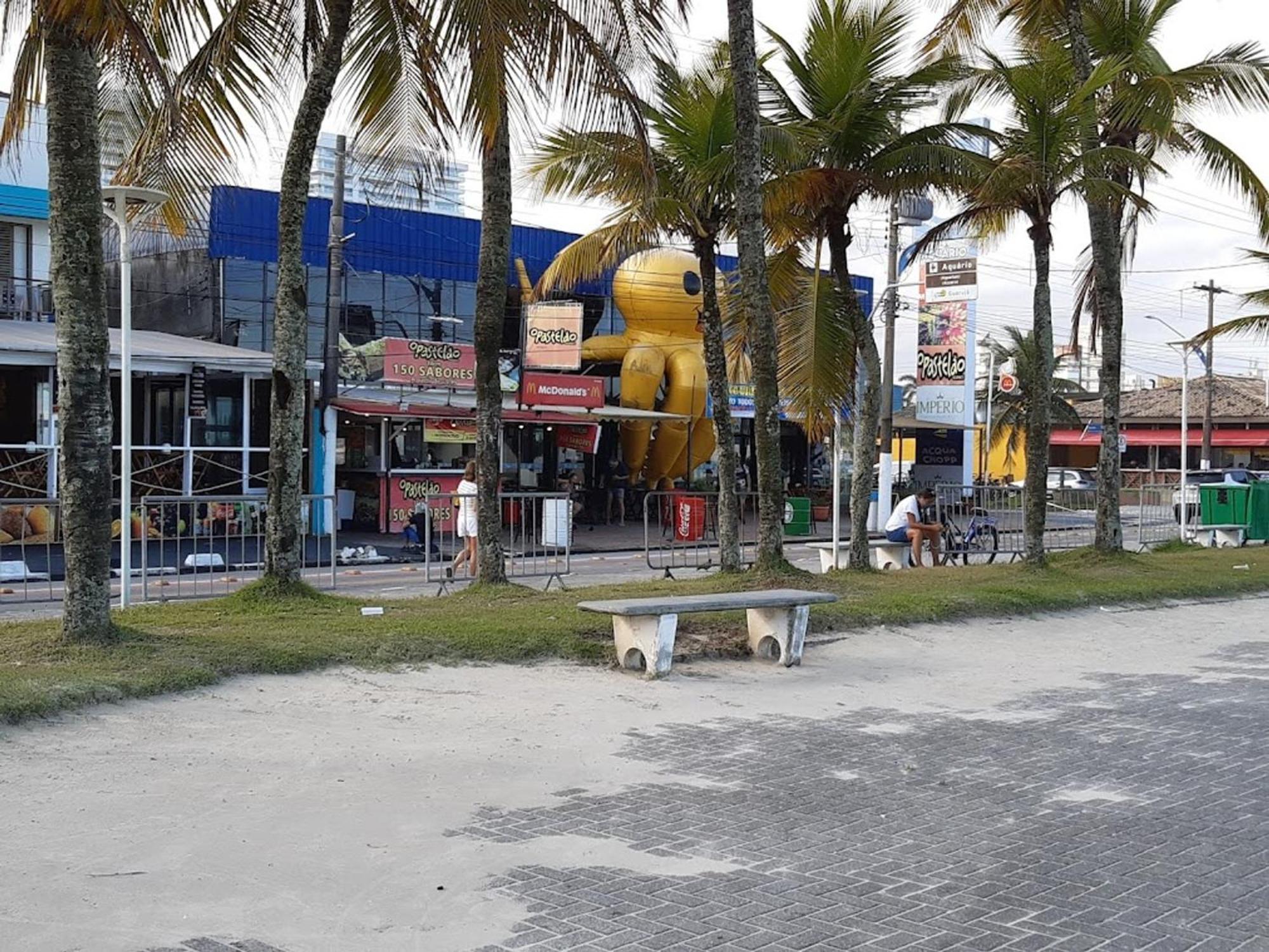 Biwa Condominio Cm Piscina, 1Garagem, Wi-Fi 300 Mega, Central De Vigilancia Remota , Centro Do Guaruja Proximo A Praia E Comercio, Horarios Check-In E Check-Out Flexiveis Dış mekan fotoğraf